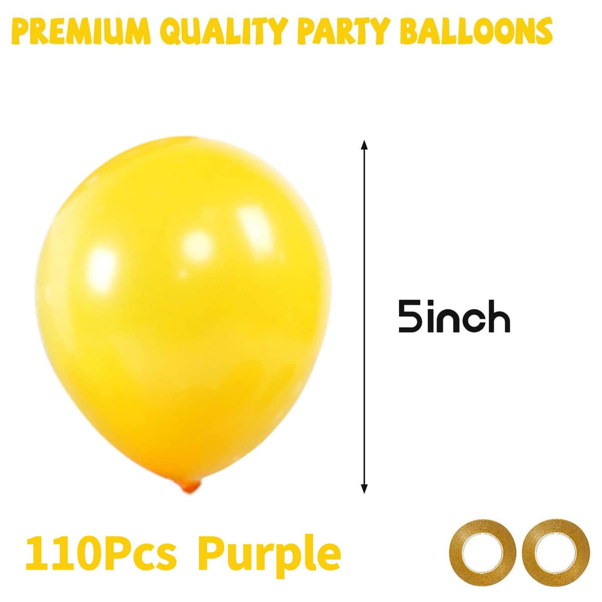 Red Balloon 110pcs, Red Latex Balloons12 inch for Christmas Birthday Valentine's Day Wedding(with 2 Ribbons).