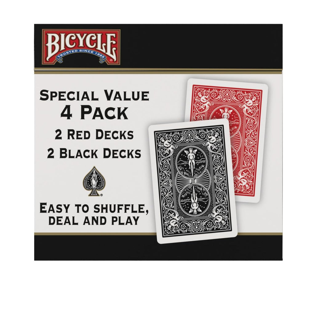 Bicycle Playing Cards 2 Pack Standard Poker Size Red and Blue