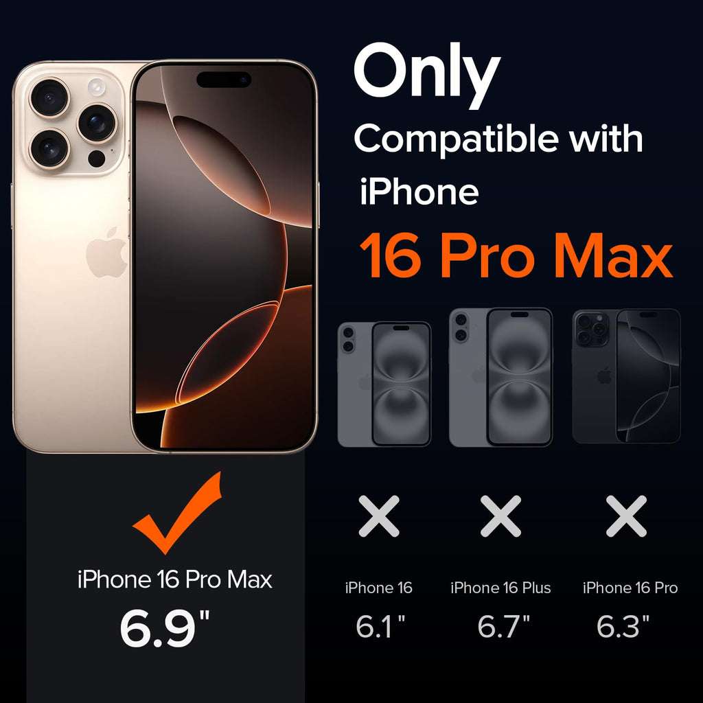 ivoler 3-in-1 Case for iPhone 16 Plus 6.7 inch, Clear