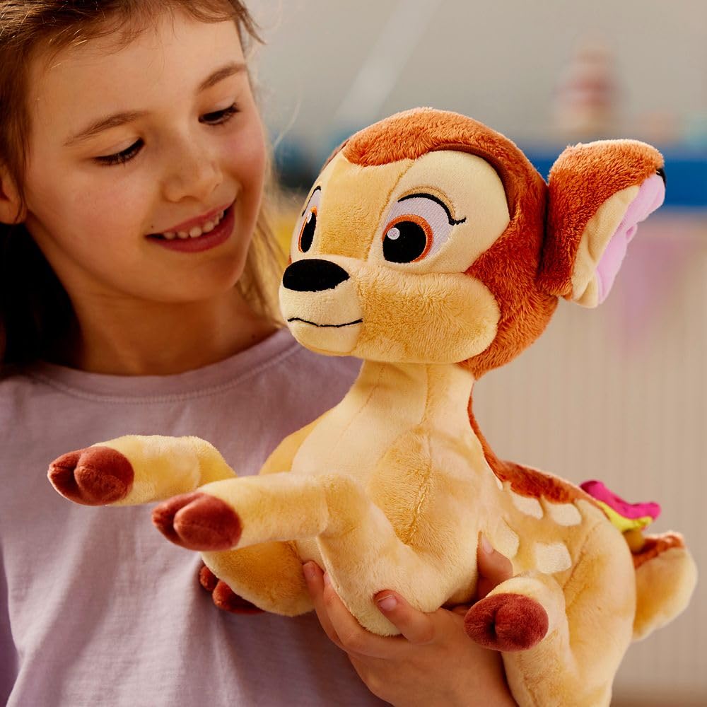 Disney Store Official Minnie Mouse Red Dress Medium Soft Toy for Kids, Cuddly Character with Fuzzy Texture and Embroidered Details, Disney Plushy Suitable for All Ages