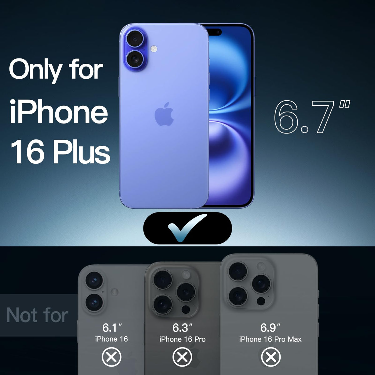JETech Case for iPhone 16 Pro, Anti-Yellowing, Natural Titanium