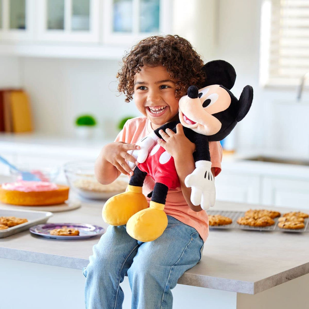 Disney Store Official Minnie Mouse Red Dress Medium Soft Toy for Kids, Cuddly Character with Fuzzy Texture and Embroidered Details, Disney Plushy Suitable for All Ages
