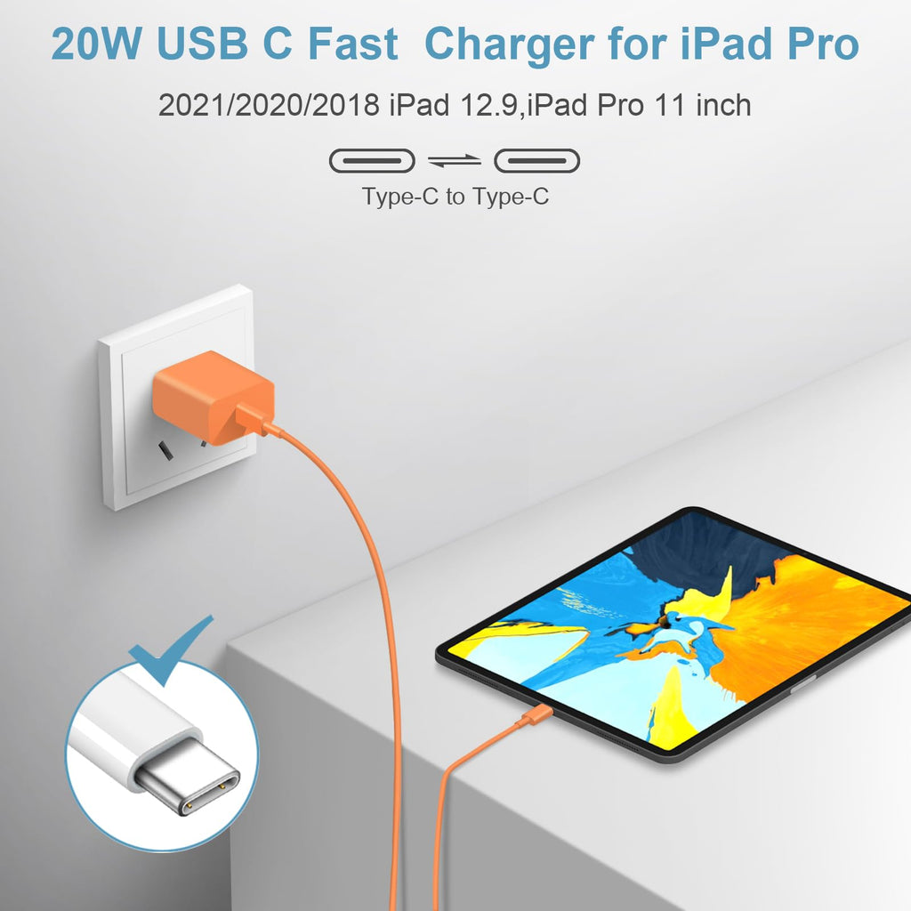 iPhone 18 17 16 15 Charger Fast Charging 3 Pack USB C Charger Block