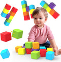 Magnetic Building Blocks Large, 1.65 inch Stacking Cubes for Toddlers