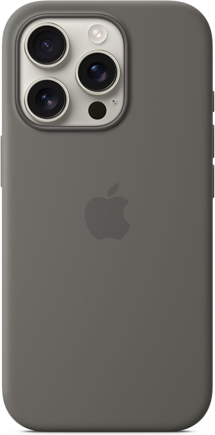 Apple iPhone 16 Pro Max Silicone Case with MagSafe and Camera Control: Lightweight Phone Case, Wireless Charging Compatible, Smooth Matte Finish, Black
