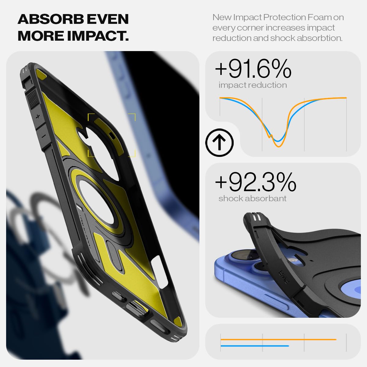 Spigen Tough Armor MagFit for iPhone 15 Pro Case, Metal Slate