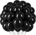 Voircoloria 66pcs Black Latex Party Balloons, 12inch