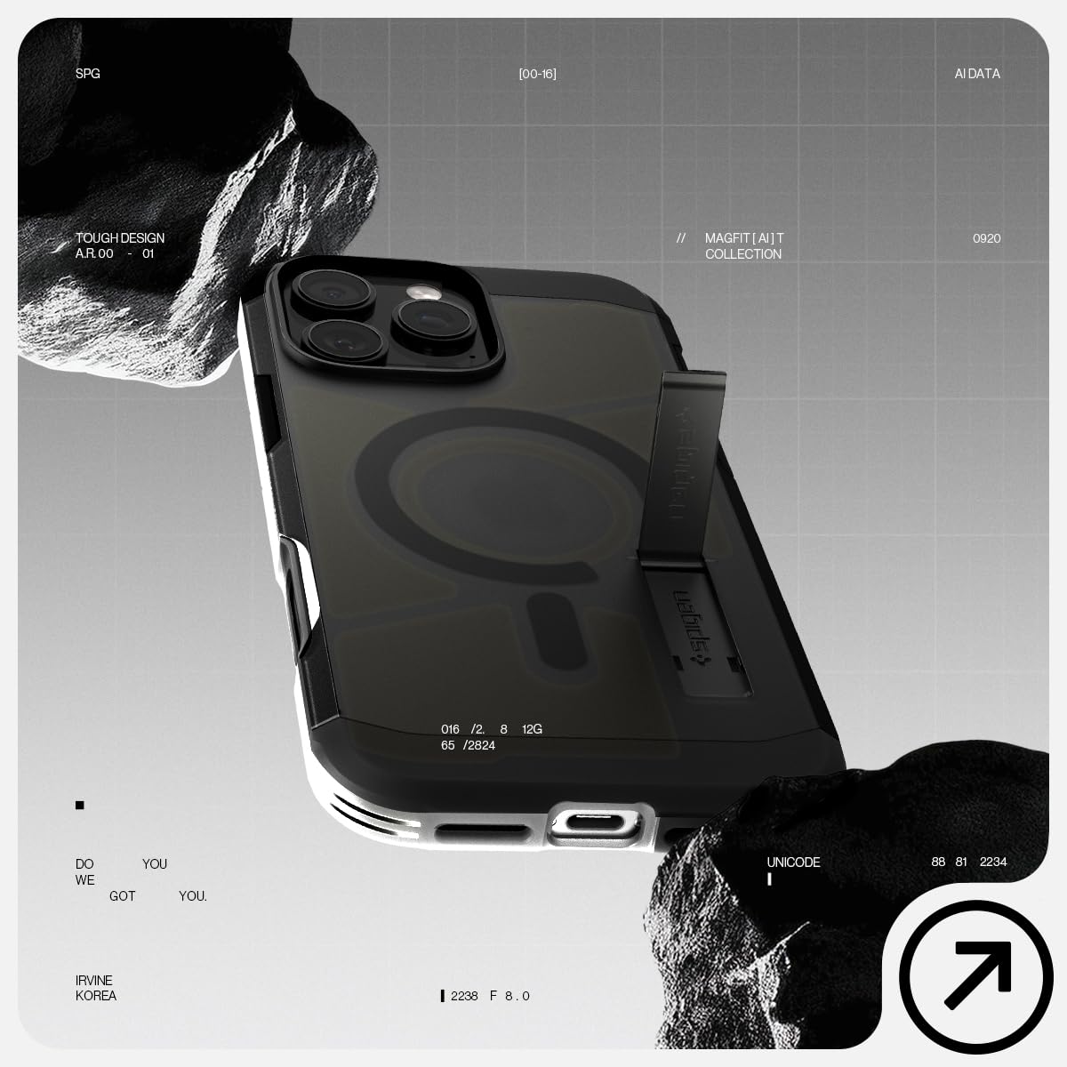 Spigen Tough Armor MagFit for iPhone 15 Pro Case, Metal Slate