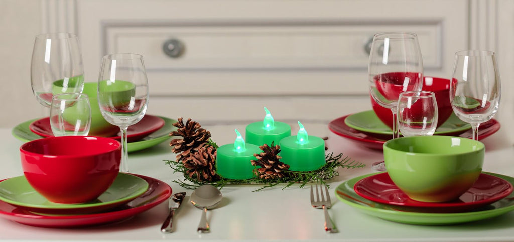 KOABY 12/24/50/100/200/400 Pack LED Tea Lights