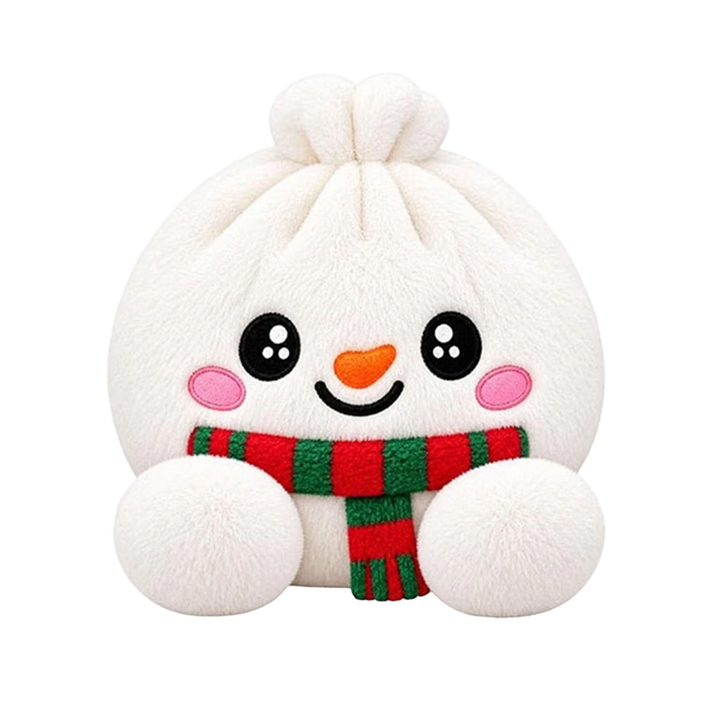 Plush Stuffed Dumpling Squishies, 3.94" Big Rainbow Squishes with Steamer