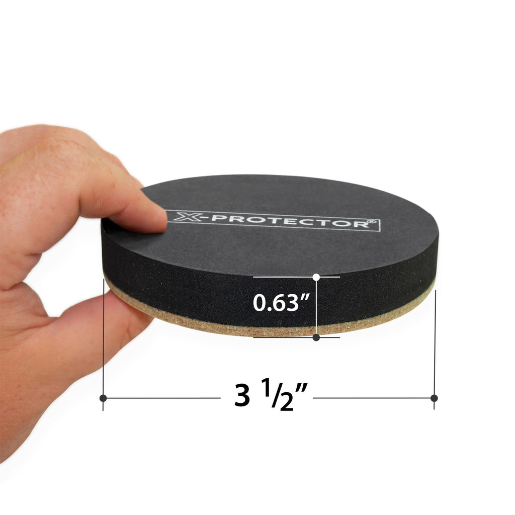 Felt Furniture Sliders for Hardwood Floors X-PROTECTOR 16 PCS 3 ½”
