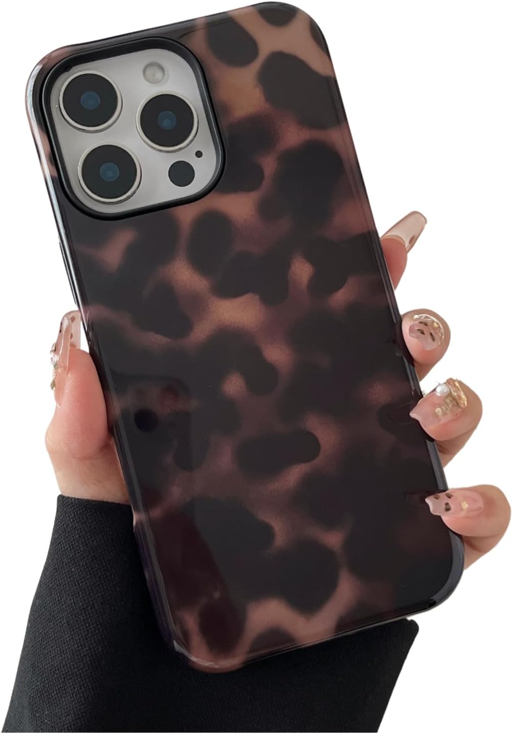 Longlayss Compatible with iPhone 16 Pro Case Tortoise Shell Phone Case