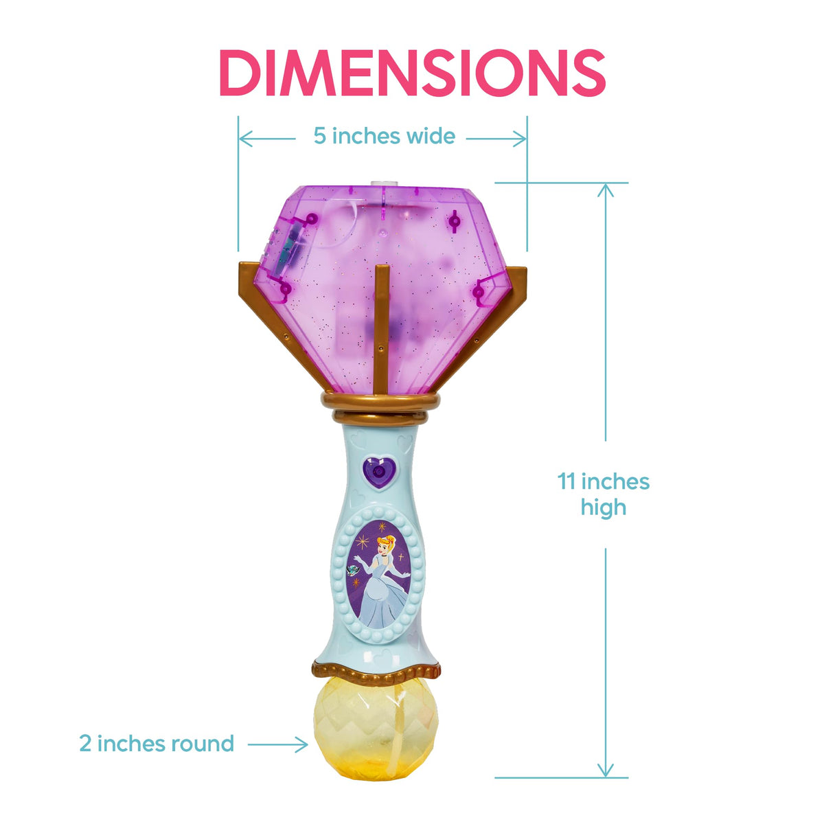 Little Kids Paw Patrol Marshall Light and Sound Musical Bubble Wand, Includes Bubble Solution