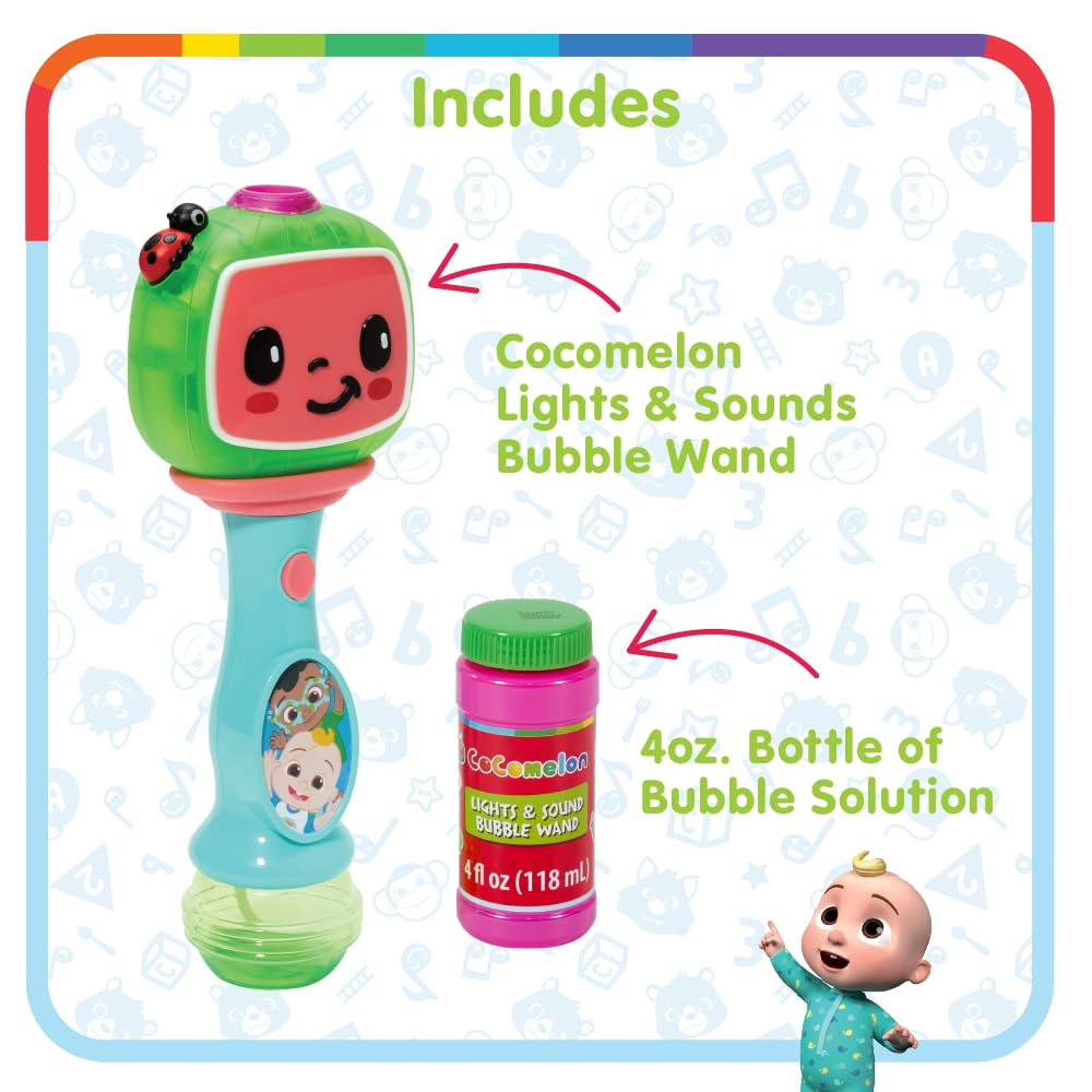 Little Kids Paw Patrol Marshall Light and Sound Musical Bubble Wand, Includes Bubble Solution