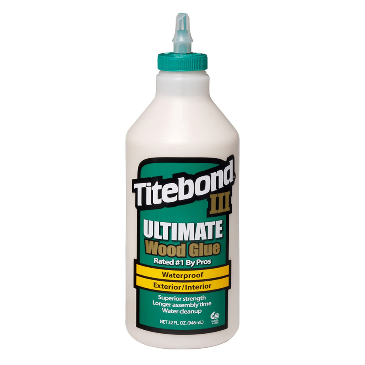 Titebond III Ultimate Wood Glue 4 Oz. – Woodworking Adhesive, Waterproof – 1412