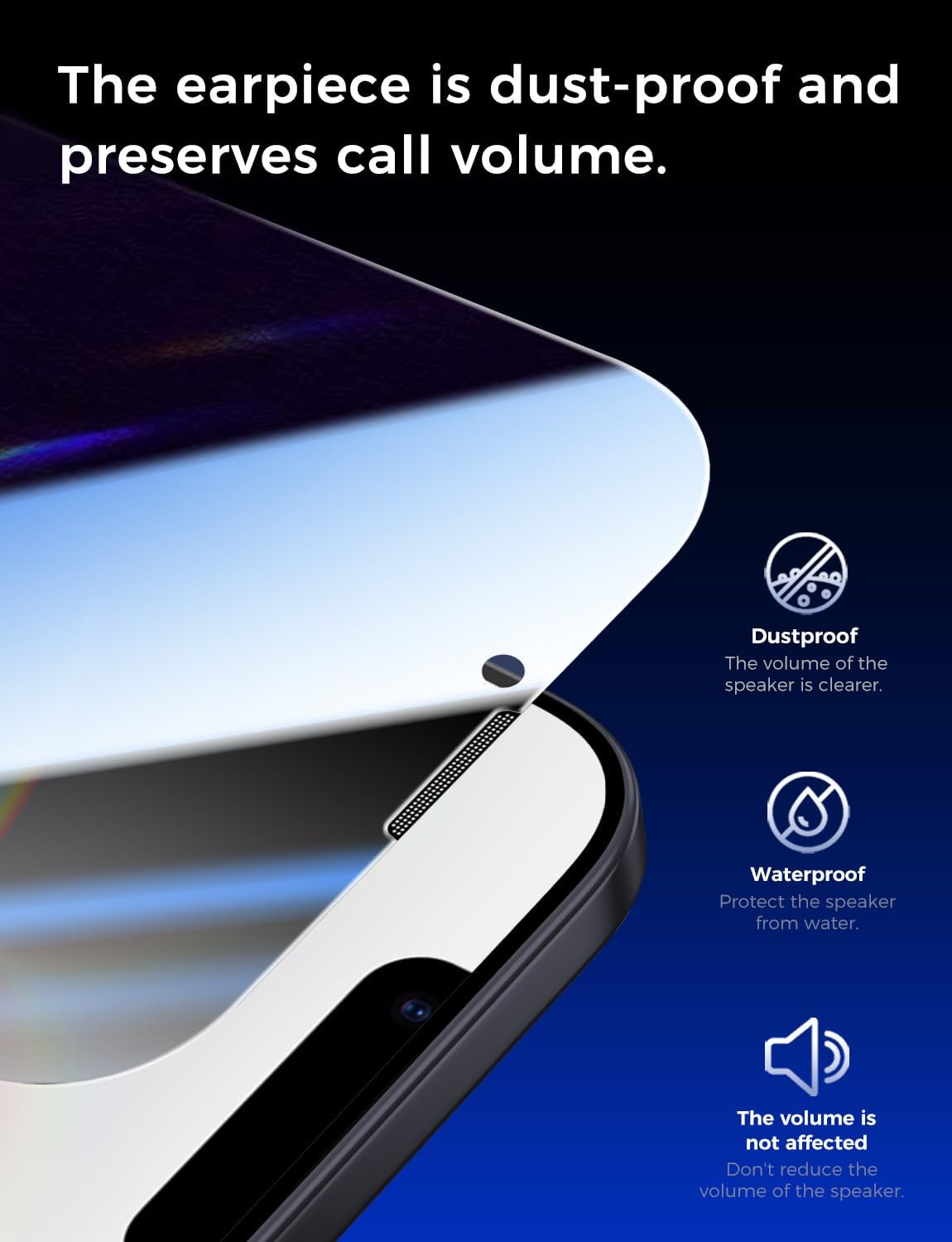 MAGIC JOHN for iPhone 16e Privacy Tempered glass Screen Protector 6.1 inch