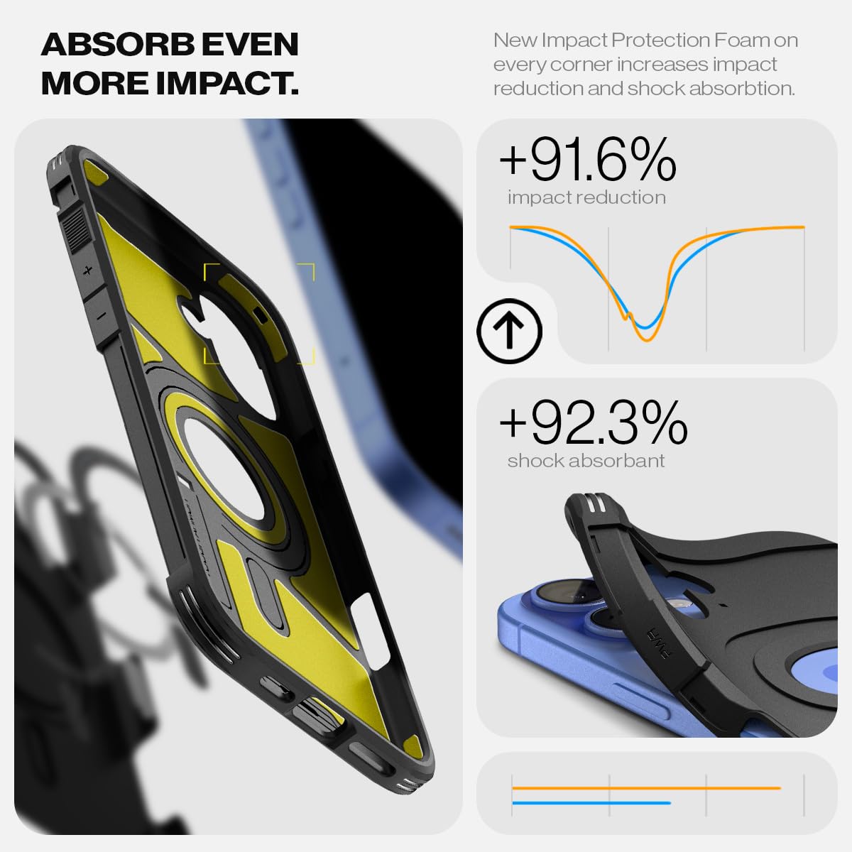 Spigen Tough Armor MagFit for iPhone 15 Pro Case, Metal Slate
