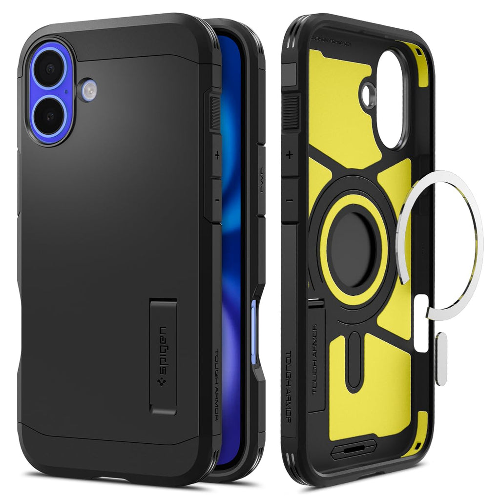 Spigen Tough Armor MagFit for iPhone 15 Pro Case, Metal Slate