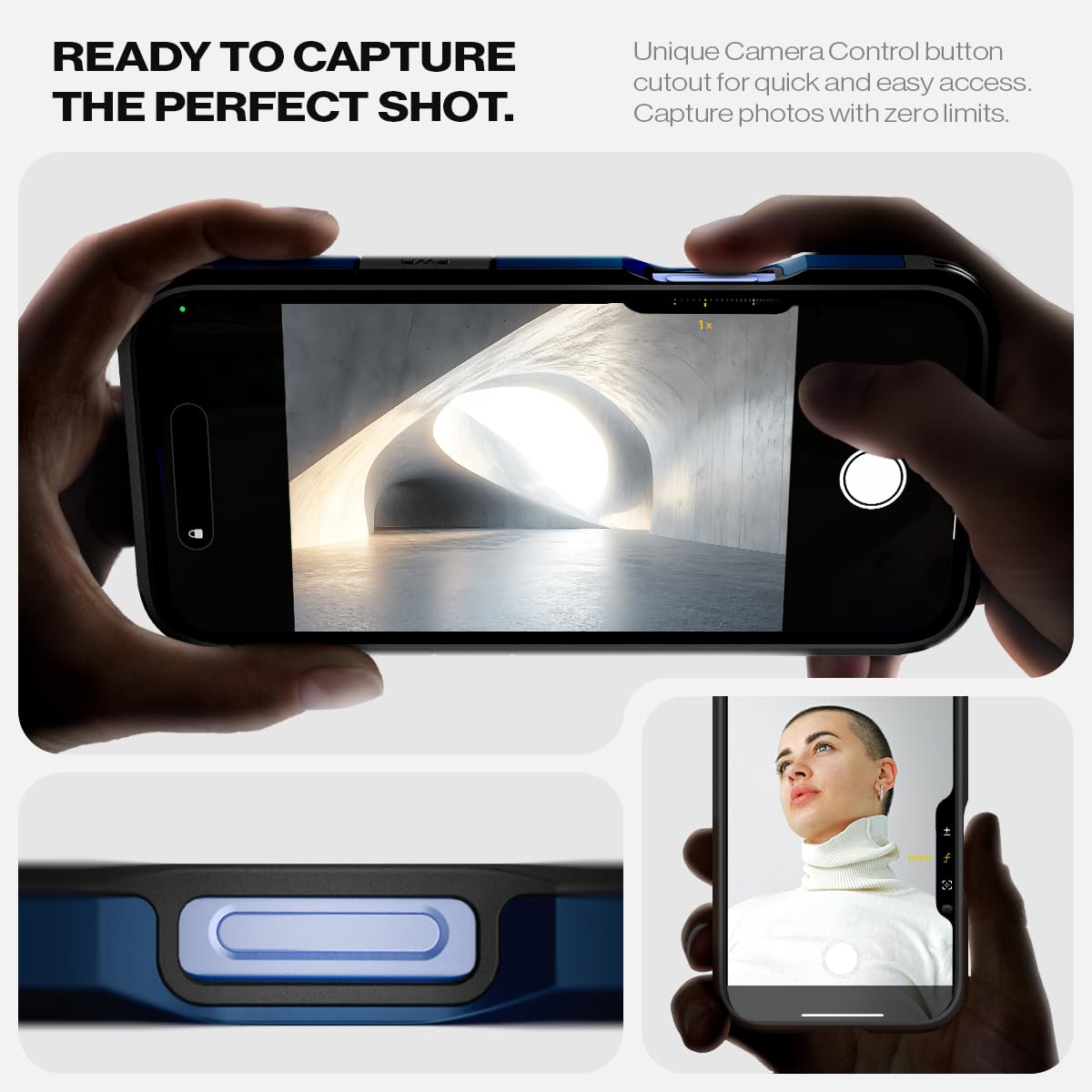 Spigen Tough Armor MagFit for iPhone 15 Pro Case, Metal Slate