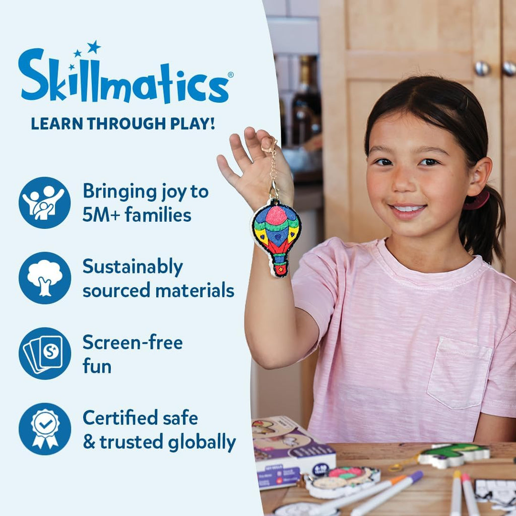 Skillmatics Poke-in Art – Disney Princesses, Wood Craft Kit, Gift for Kids