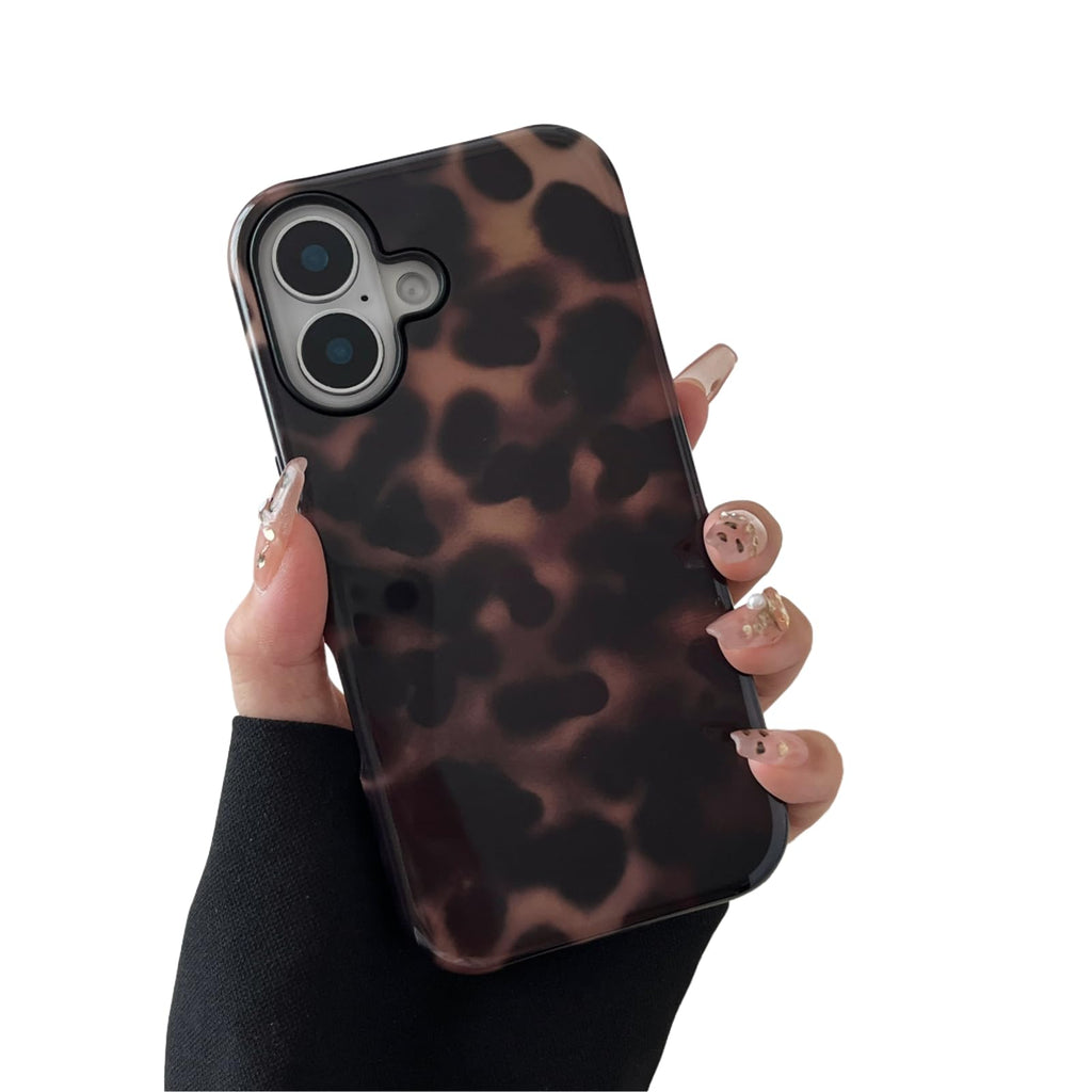 Longlayss Compatible with iPhone 16 Pro Case Tortoise Shell Phone Case