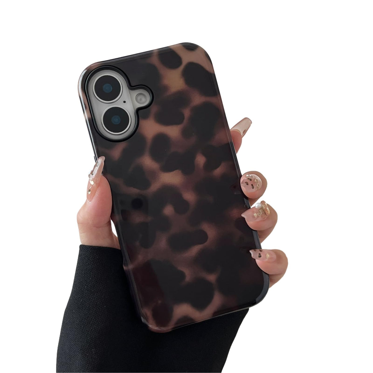 Longlayss Compatible with iPhone 16 Pro Case Tortoise Shell Phone Case