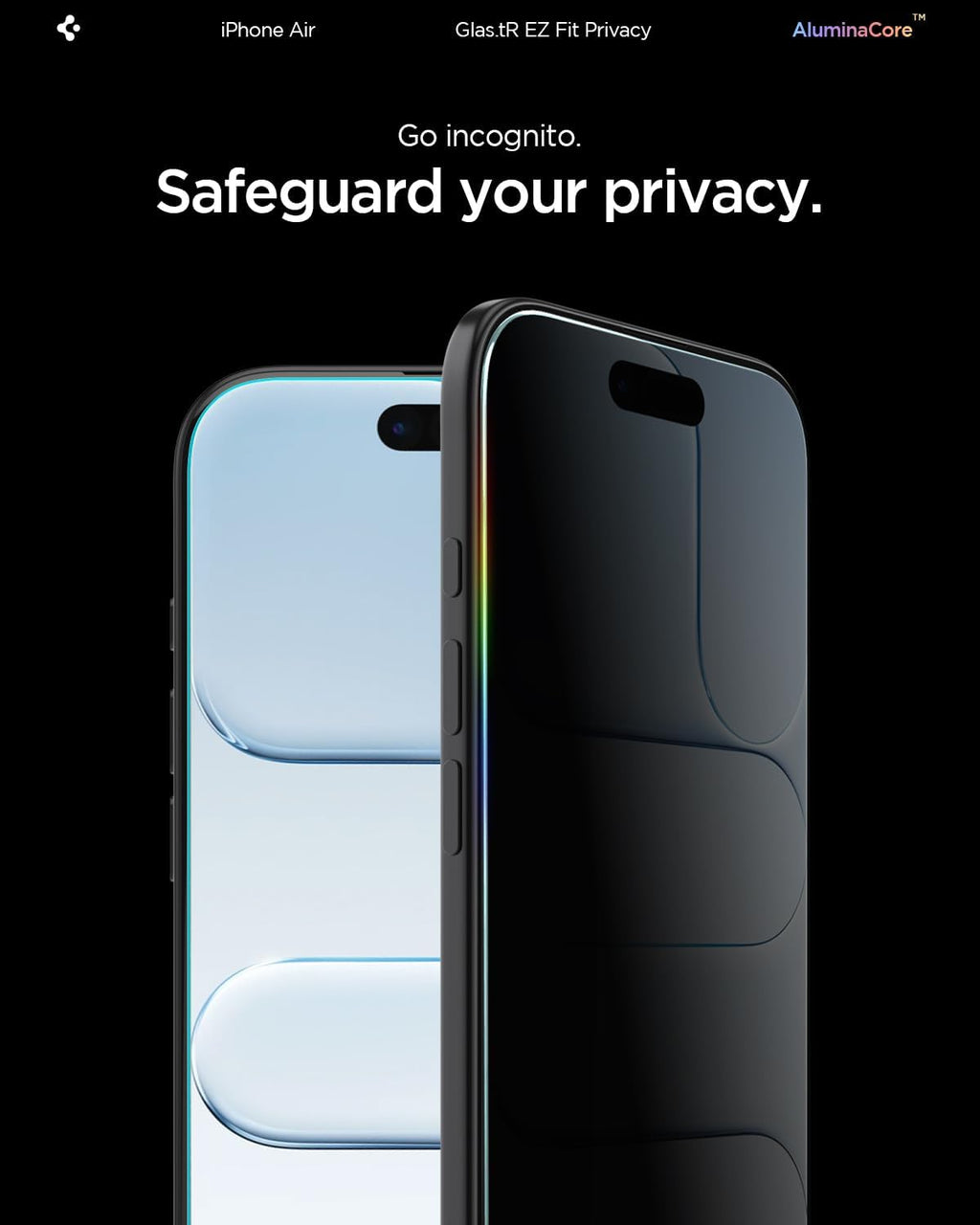 Spigen Privacy Screen Protector for iPhone 17 Pro Max, 16 Pro Max
