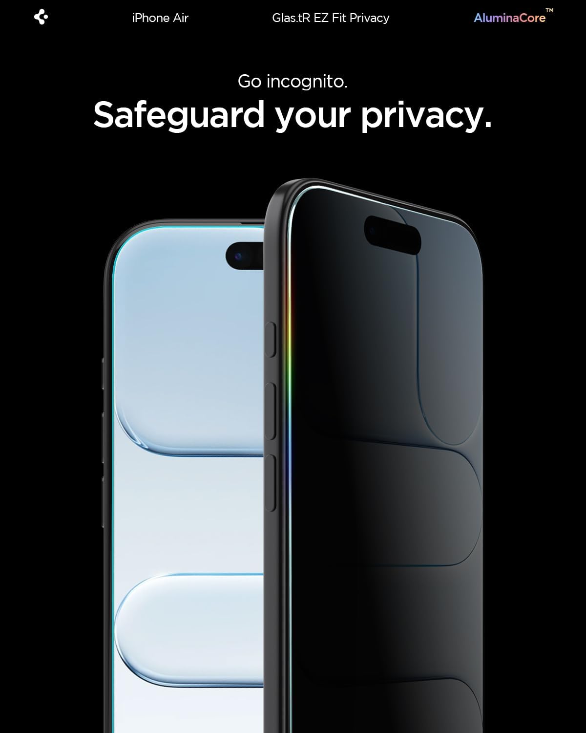 Spigen Privacy Screen Protector for iPhone 17 Pro Max, 16 Pro Max
