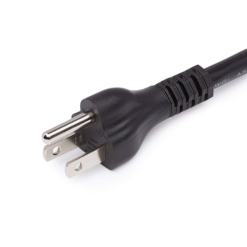Amazon Basics Extension Cord, 3 Prong Outlet Extender, Indoor Power Cord, 13 Amps, 125V, 6 Ft, Black