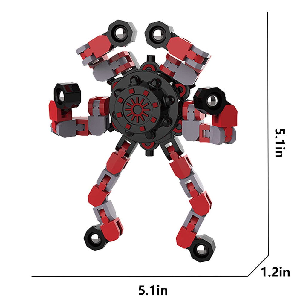 Transformable Fidget Spinners,9PCS Funny Sensory Fidget Toys for Kids