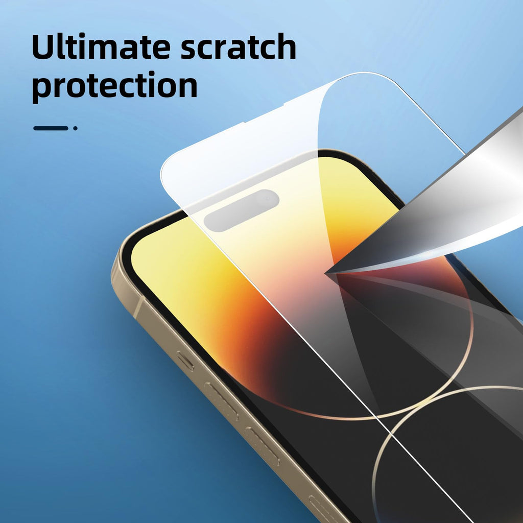 NEW'C for iPhone 16 Pro Screen Protector + Camera Lens Protector + Tool