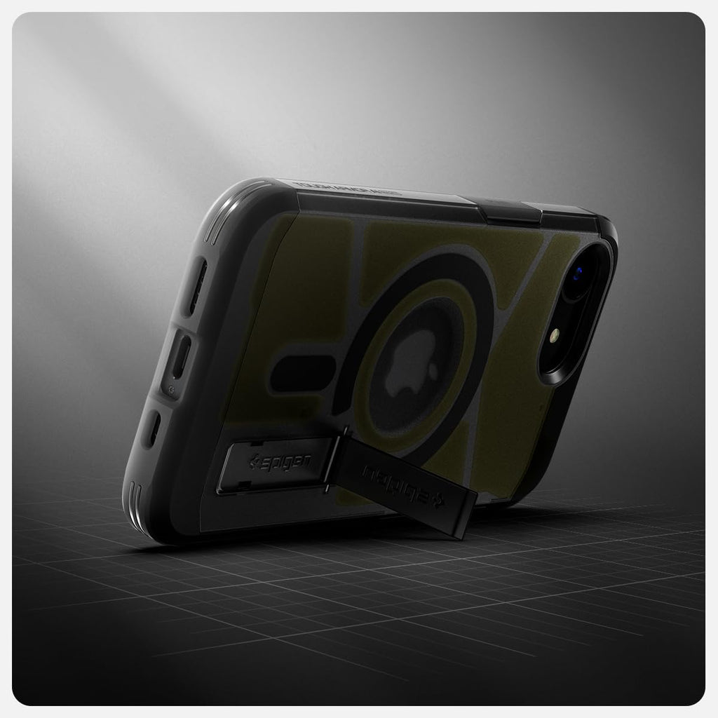 Spigen Tough Armor MagFit for iPhone 15 Pro Case, Metal Slate