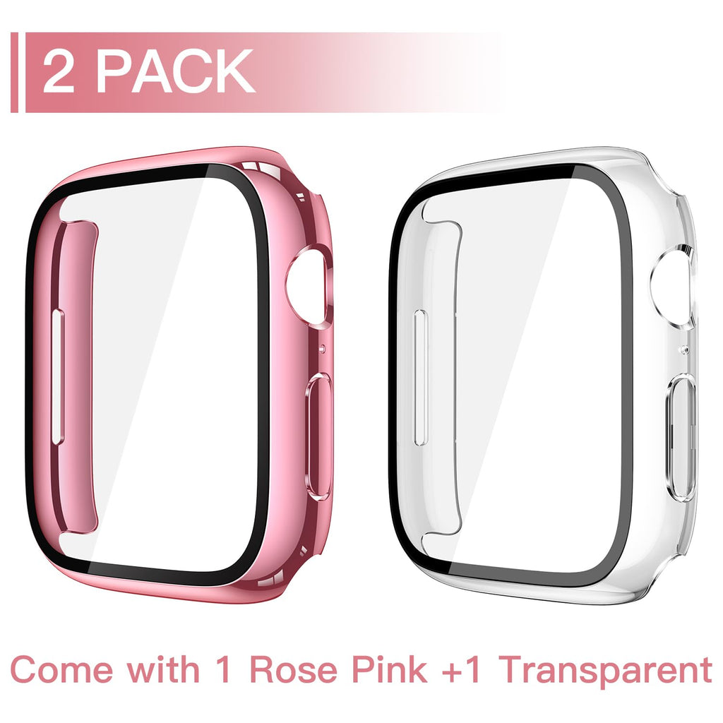 Misxi 2-Pack Waterproof Case for 41mm Apple Watch Series 9/8/7