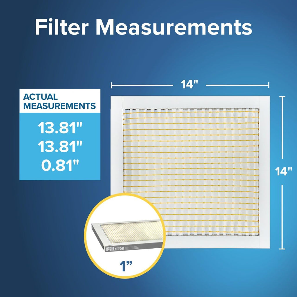 Filtrete 18x24x1 Air Filter, MERV 5, MPR 300, 6 HVAC Filters