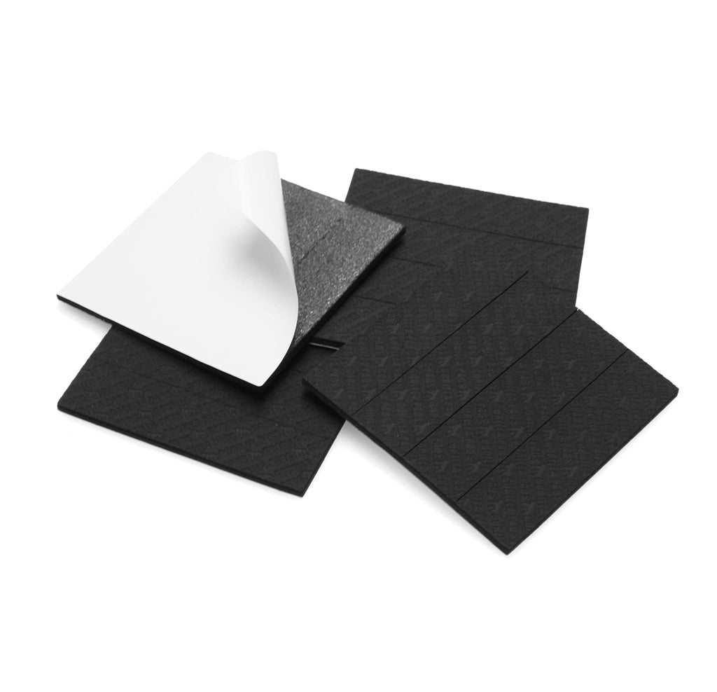 Slipstick GorillaPads CB147 Non Slip Furniture Pads/Gripper Feet (Set of 16) Self Adhesive Rubber Floor Protectors, 1 inch Round, Black