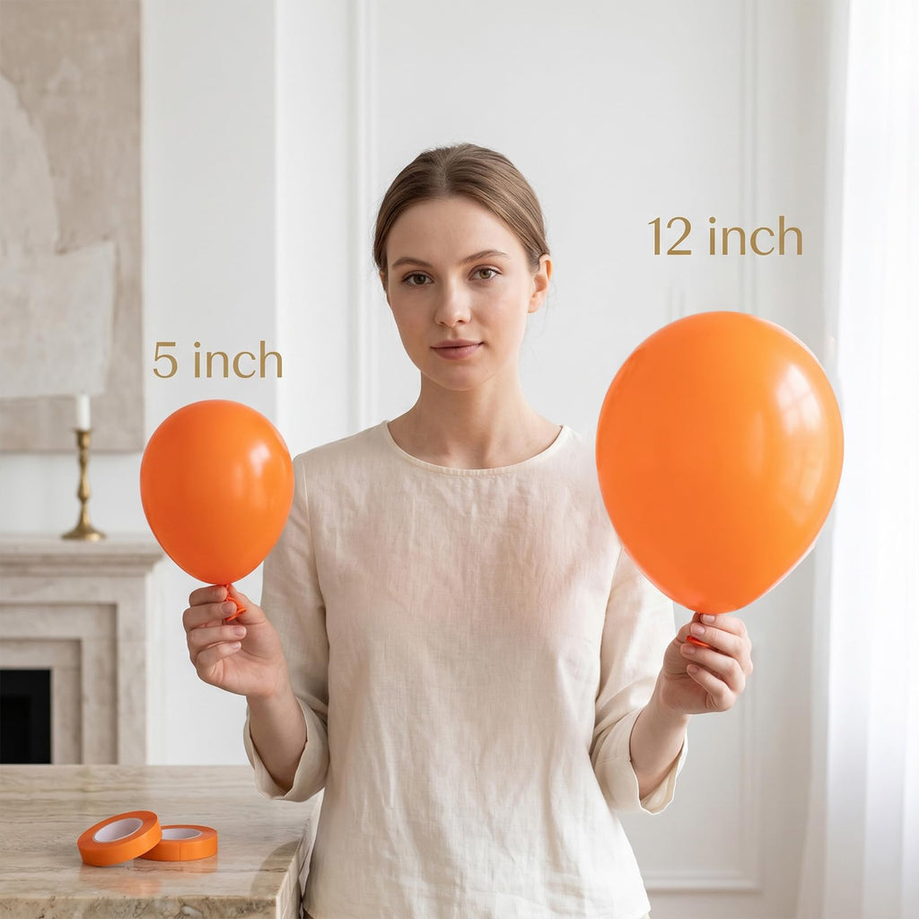 Togvu White Balloons, 50Pack 5 Inch Small Mini Matte White Latex Party Balloons for Wedding Engagement Bridal Baby Shower Anniversary Decorations Supplies