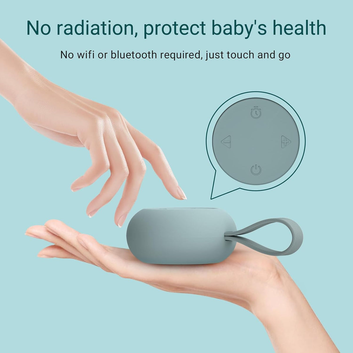 Portable Baby Sound Machine & Essentials for Babies & Kids-Blue