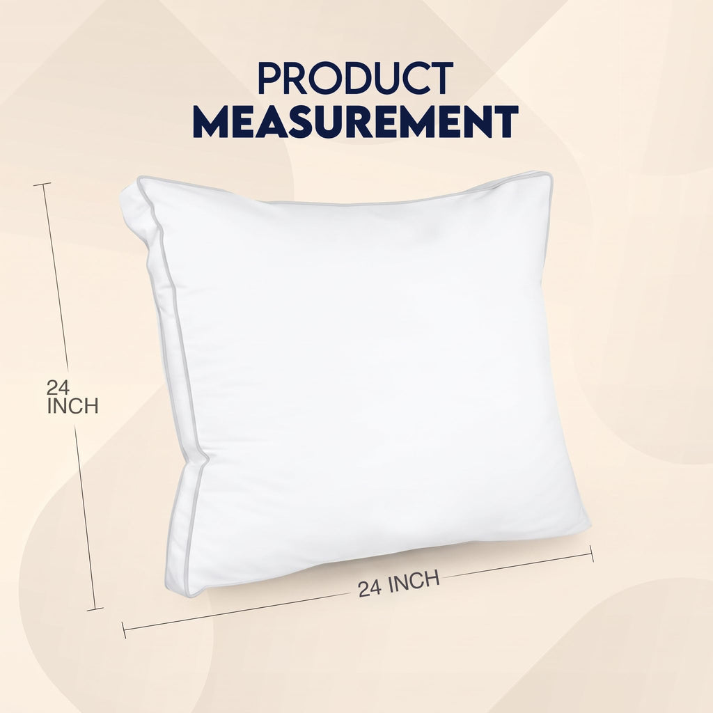 Utopia Bedding Gusset Bed Pillow, Hotel Pillows Queen Size Set of 2, White