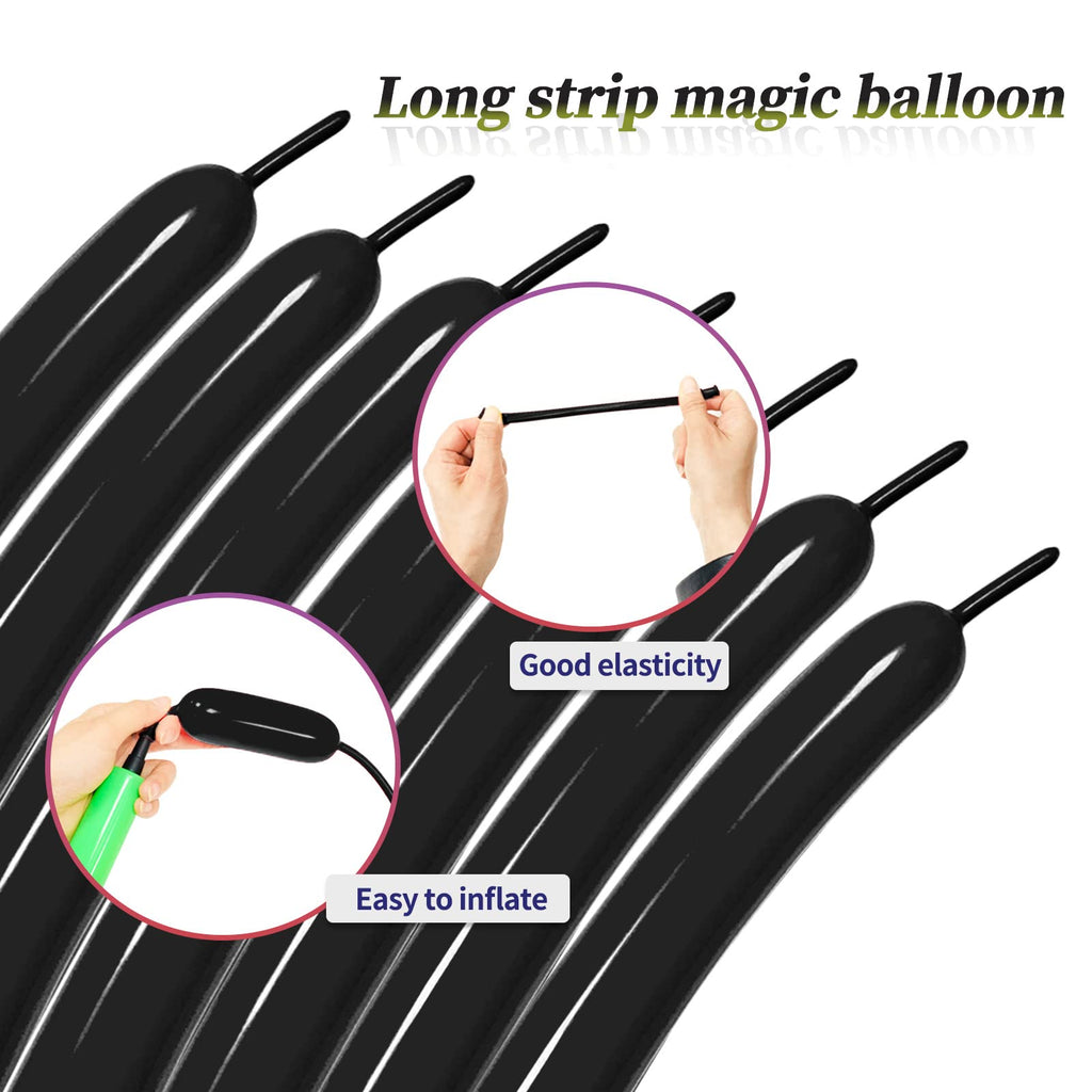 100Pcs clear 260 Balloons Clear Long Skinny Latex Balloon for Animal Ballons, Premium Quality Balloons for Beginners Baloons Making Kid's Carnivals Party Decoartion