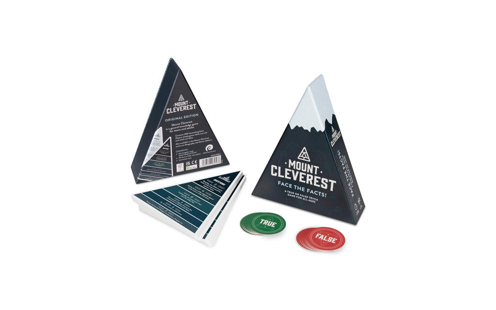 Mount Cleverest® Movie Edition | True or False Trivia Game | Fun Family Card Game |Adults & Kids, Boys & Girls Stocking Stuffer | Party Game, Movie Night, Birthday Gift