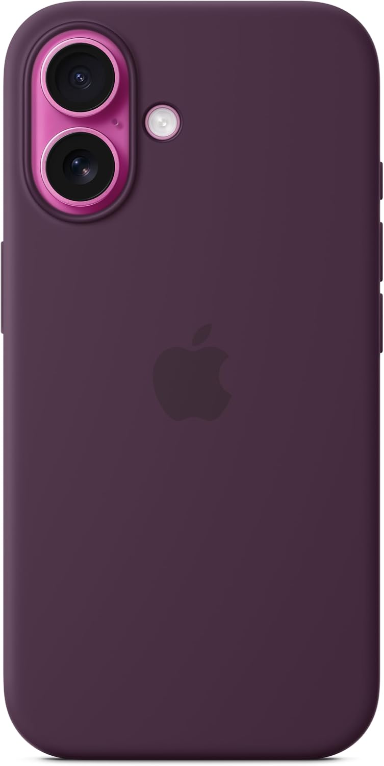 Apple iPhone 16 Pro Max Silicone Case with MagSafe and Camera Control: Lightweight Phone Case, Wireless Charging Compatible, Smooth Matte Finish, Black