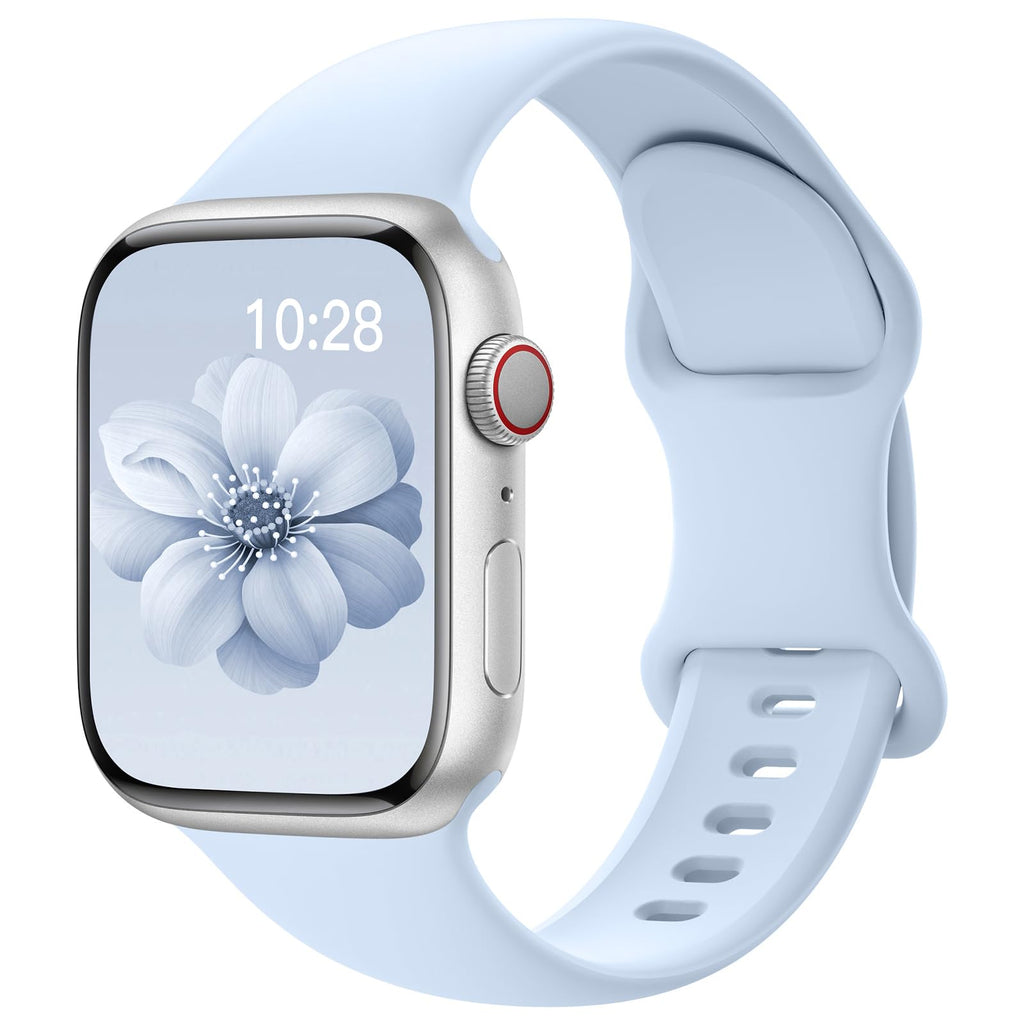 Sport Silicone Band Compatible with Apple Watch Bands for Women Men
