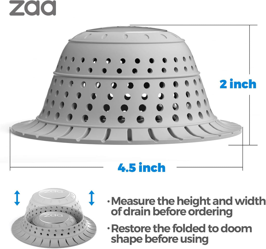 zaa Shower Drain Hair Catcher Bathtub Drain Strainer Sink Drain Protector