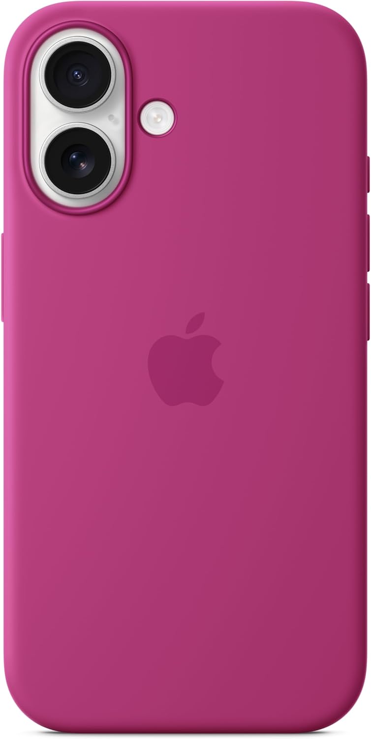 Apple iPhone 16 Pro Max Silicone Case with MagSafe and Camera Control: Lightweight Phone Case, Wireless Charging Compatible, Smooth Matte Finish, Black