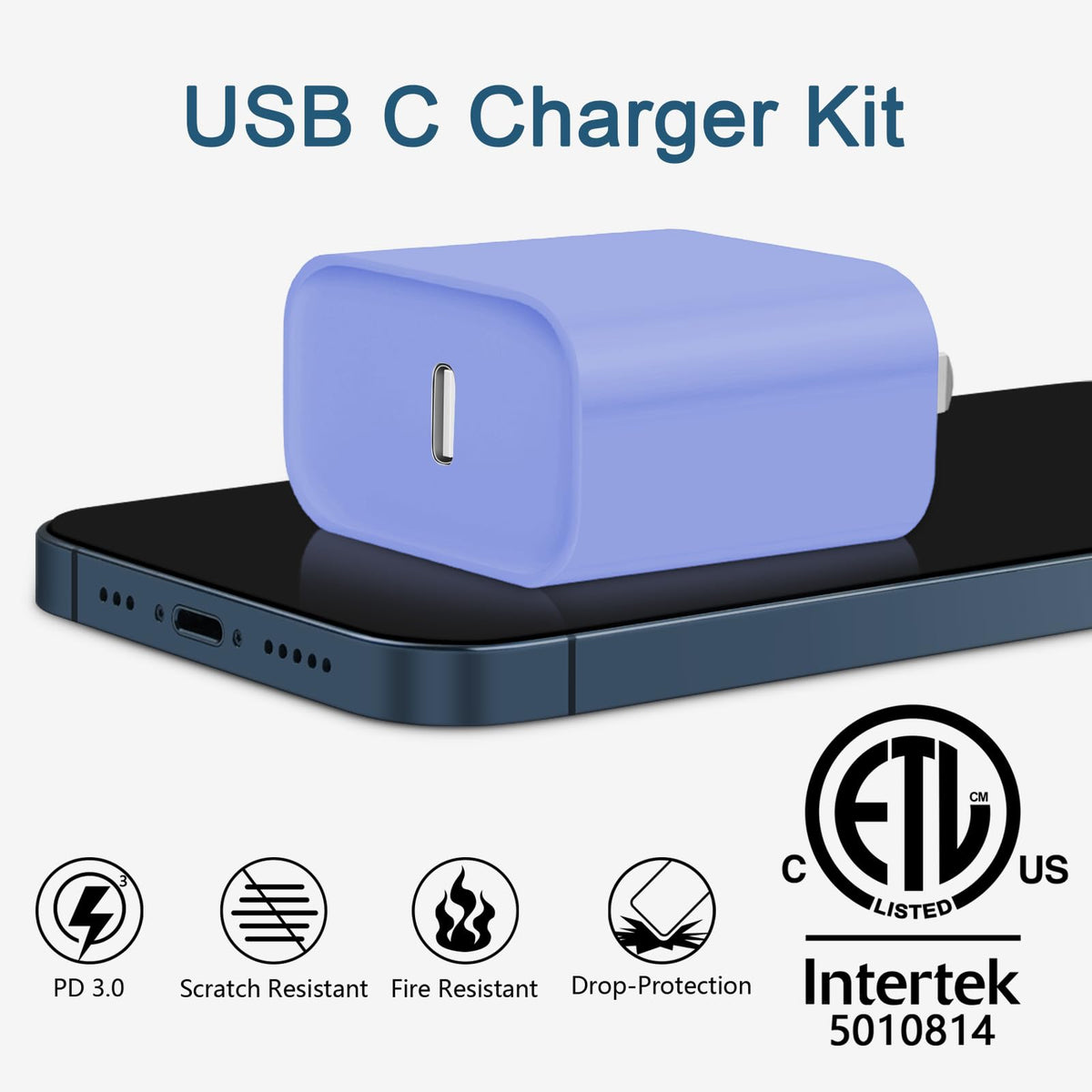 CXX 10FT iPhone 14/13/12 Charger 20W Fast Charging [MFi Certified]