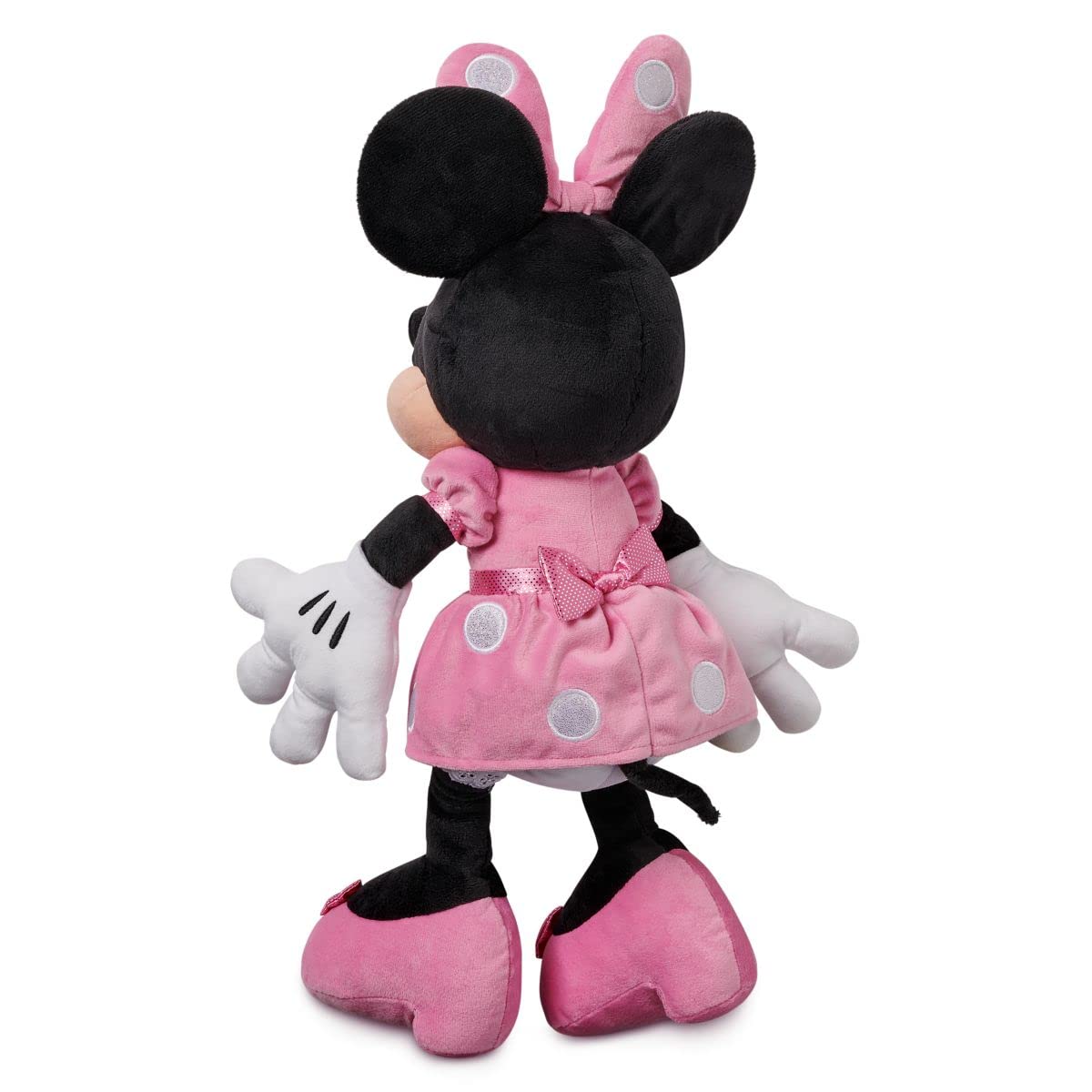 Disney Store Official Minnie Mouse Red Dress Medium Soft Toy for Kids, Cuddly Character with Fuzzy Texture and Embroidered Details, Disney Plushy Suitable for All Ages