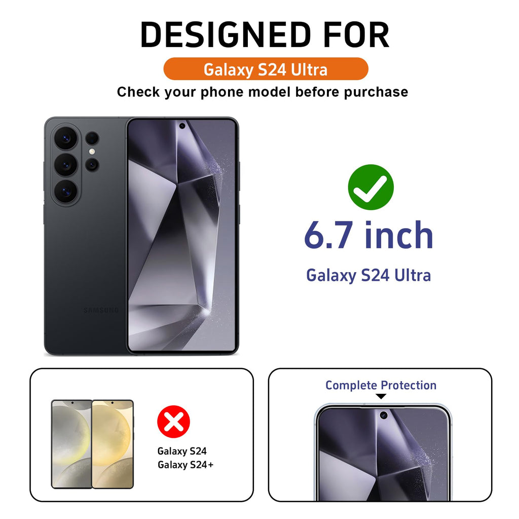 2 Pack Privacy Screen Protector for iPhone 14 Pro Max Purple