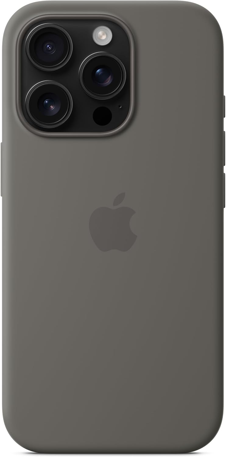 Apple iPhone 16 Pro Max Silicone Case with MagSafe and Camera Control: Lightweight Phone Case, Wireless Charging Compatible, Smooth Matte Finish, Black