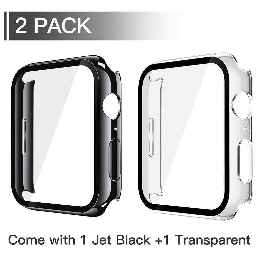 Misxi 2-Pack Waterproof Case for 41mm Apple Watch Series 9/8/7