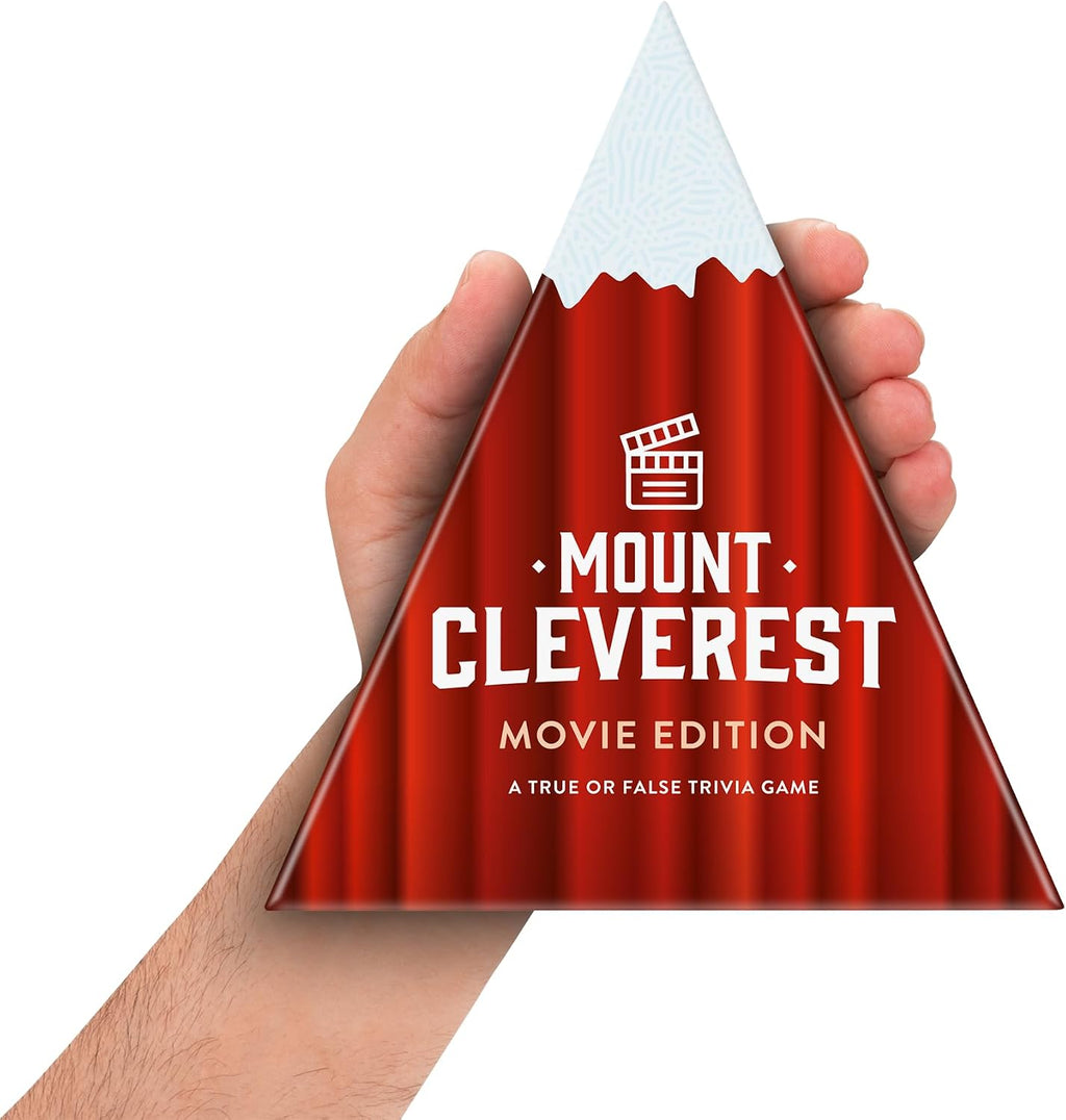 Mount Cleverest® Movie Edition | True or False Trivia Game | Fun Family Card Game |Adults & Kids, Boys & Girls Stocking Stuffer | Party Game, Movie Night, Birthday Gift